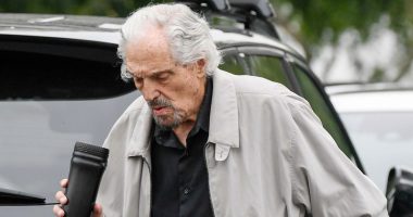 Legendary actor, 94, and star of 70s police sitcom looks unrecognizable on rare outing – can you guess who it is?