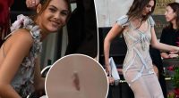 Leonardo DiCaprio’s girlfriend, Vittoria Ceretti, suffers embarrassing wardrobe malfunction at Bezos wedding