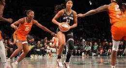 Liberty’s Isabelle Harrison sheds reminder of devastating knee injury