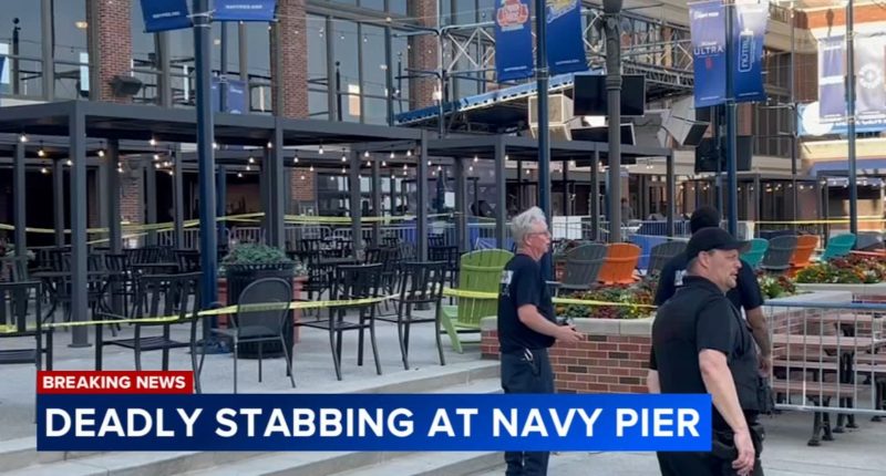 Man killed in stabbing at Navy Pier, suspect seriously wounded, Chicago police say