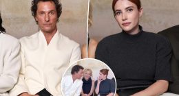 Matthew McConaughey and Emma Roberts ignore A-list actress in awkward fashion show video