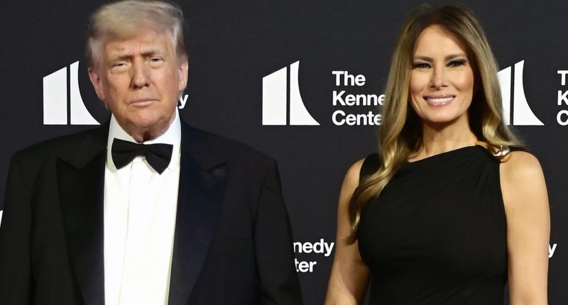 Melania Trump's Hair Fail At Military Parade Isn't Doing Her Forehead Any Favors