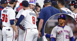 Mets blow late lead in crushing 10-inning loss to Braves for fourth straight defeat