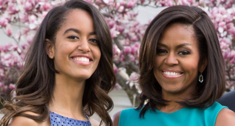 Michelle Obama Can't Hide Her Salty Attitude About Malia Changing Her Name