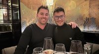 After recently offloading his Sydney mansion for a whopping $23.5 million, Lowes clothing retail heir Joshua Penn (right) is headed to France with his family, husband Ben Palmer (l) and children Brooklyn, seven, and Blake, four