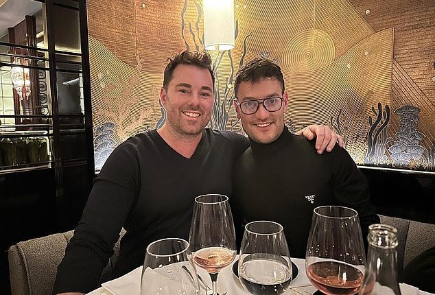 After recently offloading his Sydney mansion for a whopping $23.5 million, Lowes clothing retail heir Joshua Penn (right) is headed to France with his family, husband Ben Palmer (l) and children Brooklyn, seven, and Blake, four