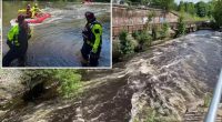 More than 50 people and 6 dogs rescued from Ohio’s Cuyahoga River less than a day after father-son duo disappeared while tubing