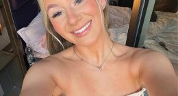A manslaughter investigation was launched in February after Lucy Harrison (pictured), 23, from Warrington, Cheshire, was killed at the house in Prosper, Texas, on January 10
