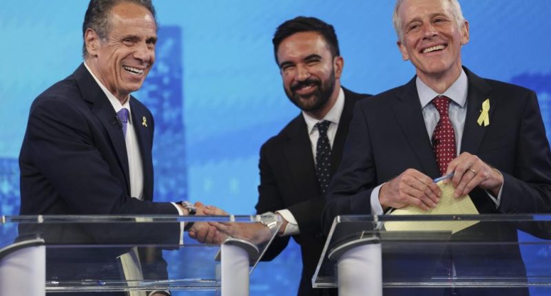 NYC mayoral candidates see who can promise more than upstart socialist Mamdani — while Cuomo ducks and dodges debate attacks