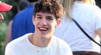Nepo baby with very famous rock star dad spotted in New York – can you guess his musician dad?