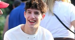 Nepo baby with very famous rock star dad spotted in New York – can you guess his musician dad?
