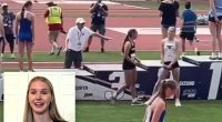 Oregon track star who refused to share podium with trans athlete reveals alleged conversation with officials after protest