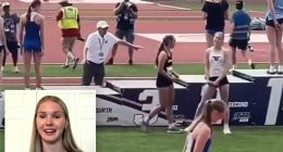 Oregon track star who refused to share podium with trans athlete reveals alleged conversation with officials after protest