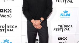 Orlando Bloom cut a somber figure at the premiere of his film Deep Cover in New York on Tuesday