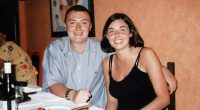 Bradley John Murdoch tricked Peter Falconio and Joanne Lees (pictured together) into stopping on a remote Outback highway where he shot Peter in the head and tied up Ms Lees, who managed to escape