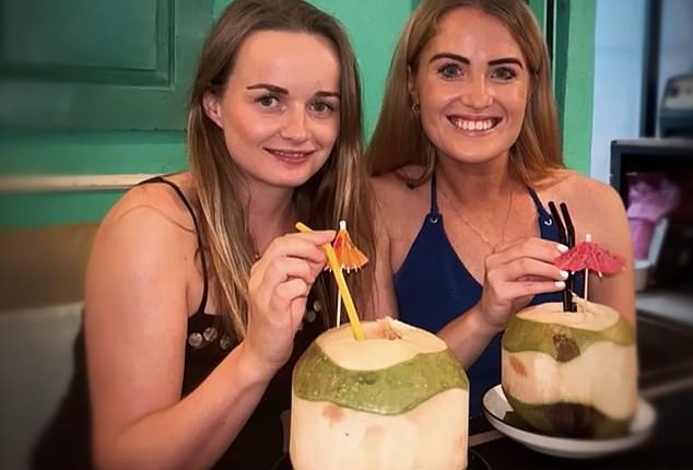 British woman Bethany Clarke (left) has slammed the hostel in Laos where her friend Simone White (right) died after suspected methanol poisoning