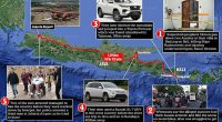After the shooting, the suspects allegedly travelled across Indonesia in a bid to flee the country