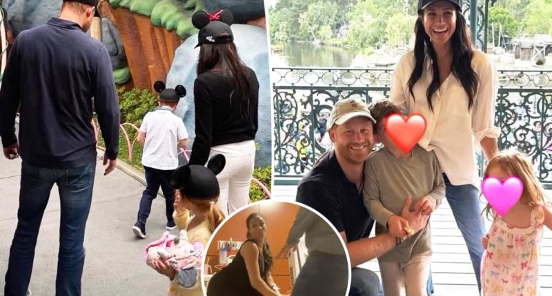 Prince Harry, Meghan Markle escape to Disneyland with their kids after pregnancy video sparks outrage