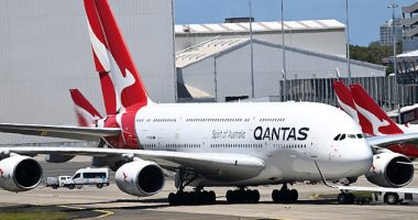 Two Qantas flights have been diverted due to the escalating conflict in the Middle East (stock image)