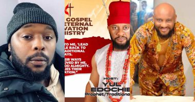 Radiogad roasts Yul Edochie following reopening of his church