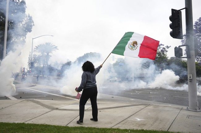 Republicans 'Seize' and 'Pounce' on Mexican Flags at Riots, You Know
