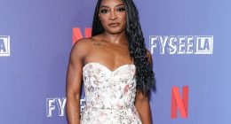 Simone Biles apologized to Riley Gaines for her post, but Gaines continues to address the topic