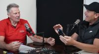 Sam Newman (left) appeared to call the AFLW a 'lesbian league' during an episode of his podcast 'You Cannot Be Serious'