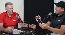 Sam Newman (left) appeared to call the AFLW a 'lesbian league' during an episode of his podcast 'You Cannot Be Serious'