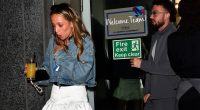 Sam Thompson, 32, leaves Soccer Aid afterparty with sports presenter, 23, after surprise appearance as a sub
