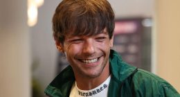 Sam Thompson FINALLY comes face to face with ex Zara’s new man Louis Tomlinson as they arrive at Soccer Aid training