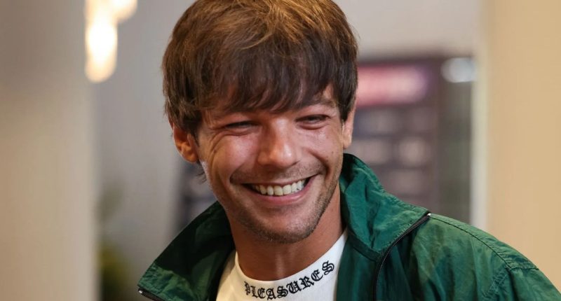 Sam Thompson FINALLY comes face to face with ex Zara’s new man Louis Tomlinson as they arrive at Soccer Aid training