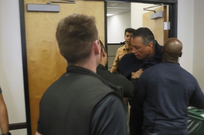 Sen. Padilla Briefly Handcuffed After Crashing Sec. Noem's Press Confrerence
