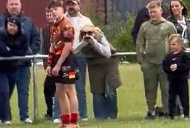 A junior rugby league player was jeered and booed by spectators during an U14s semi-final over the weekend