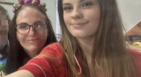 Pheobe Bishop's mother, Kylie Johnson (pictured together), slammed an unapproved GoFundMe made in her daughter's name