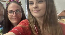 Pheobe Bishop's mother, Kylie Johnson (pictured together), slammed an unapproved GoFundMe made in her daughter's name