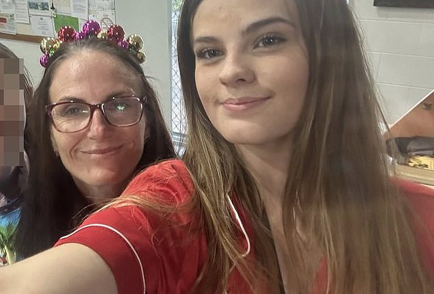Pheobe Bishop's mother, Kylie Johnson (pictured together), slammed an unapproved GoFundMe made in her daughter's name