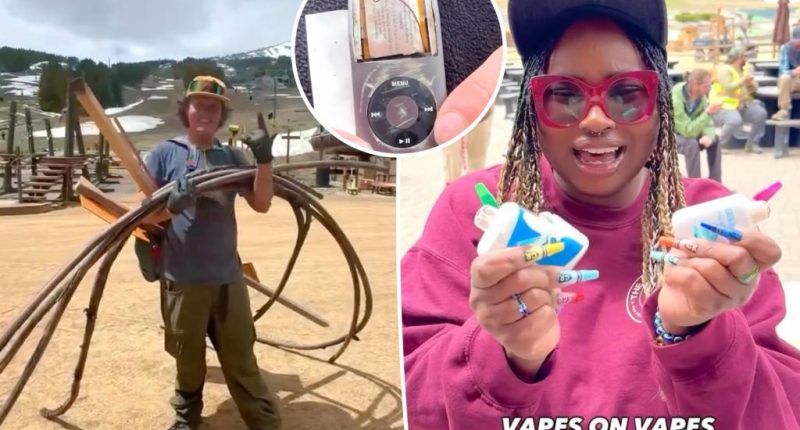 Ski resort cleans up 780 pounds of ‘unhinged’ trash buried under snow — including a message in a bottle