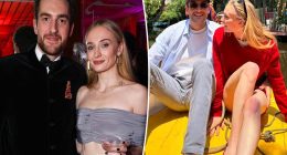 Sophie Turner and aristocrat Peregrine Pearson spark reconciliation speculation with cozy Glastonbury date