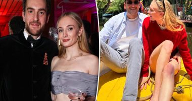 Sophie Turner and aristocrat Peregrine Pearson spark reconciliation speculation with cozy Glastonbury date