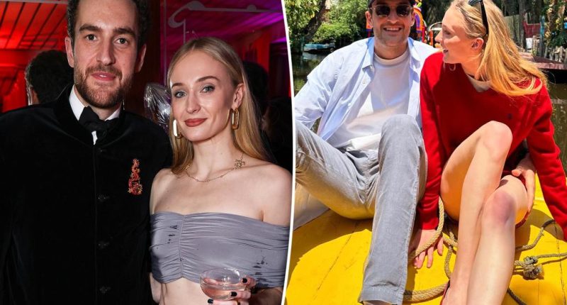 Sophie Turner and aristocrat Peregrine Pearson spark reconciliation speculation with cozy Glastonbury date