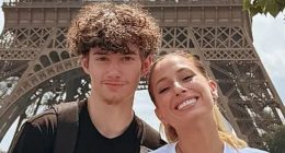 Stacey Solomon’s son Zach, 17, towers over her as they enjoy Pokemon holiday in Paris after TV series rows