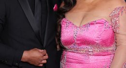 Brian To'o has revealed his wife Moesha (pictured together) has banned him from dancing in the lead-up to Origin game three next Wednesday night