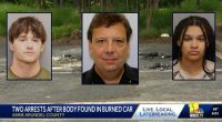 Stolen Bass Pro Shops hat leads to arrest of teen, girlfriend who bound ex boss in his own car and lit it on fire days before their high school graduation: Cops