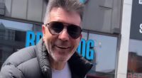 Stunned fans spot ‘lost’ Simon Cowell cycling around South London – then quiz him on his safety