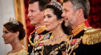 King Frederik and Queen Mary (together right, in 2022) are wrestling with the public perception of a divided royal family while Prince Joachim and Princess Marie (together left) live in the U.S.
