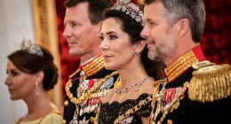 King Frederik and Queen Mary (together right, in 2022) are wrestling with the public perception of a divided royal family while Prince Joachim and Princess Marie (together left) live in the U.S.
