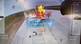Two major Russian airfields for Vladimir Putin 's nuclear strike warplanes - one in the Arctic, the other in Siberia - were reported ablaze today following 'explosions'