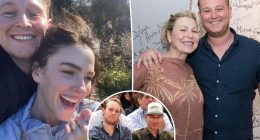 Tatum O’Neal, ex-husband John McEnroe reunite at son Kevin’s California wedding