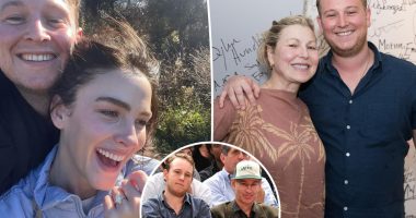 Tatum O’Neal, ex-husband John McEnroe reunite at son Kevin’s California wedding