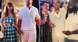 Taylor Swift photobombs Travis Kelce in hilarious photo from Nashville night out